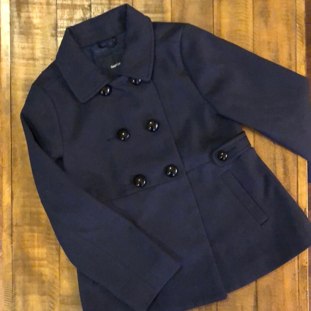 Gap Kid’s girls navy peacoat size 8 NWT